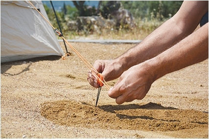 Terra Nation Kuku Βάση Ομπρέλας Πλαστική 2-2mm Πορτοκαλί