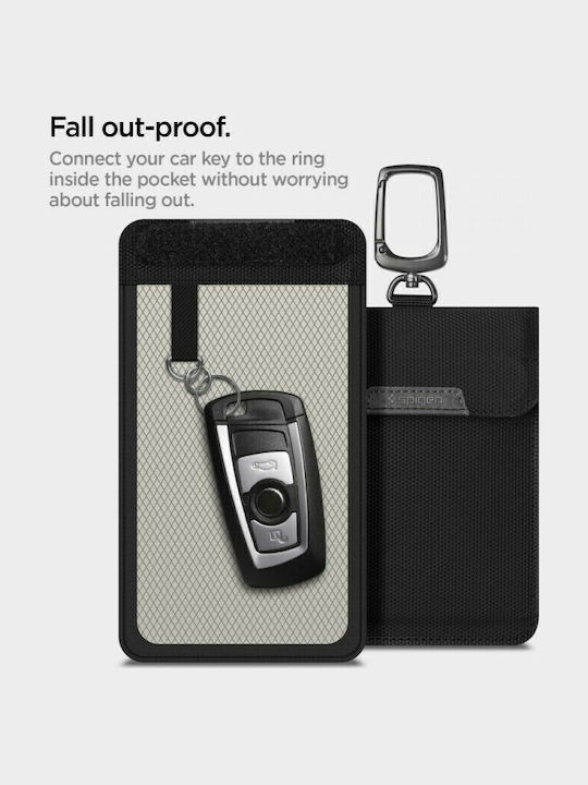 Spigen Κλειδοθήκη από Μέταλλο Μαύρη