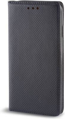 Smart Magnet Synthetic Leather Book Black (Galaxy A12)