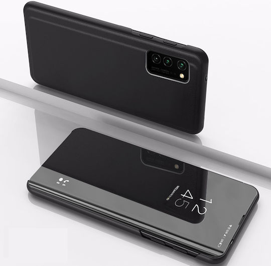 Hurtel Clear View Book Πλαστικό Μαύρο (Redmi Note 8T)