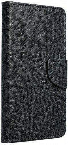 Fancy Wallet Synthetic Leather Black (Galaxy A20e)