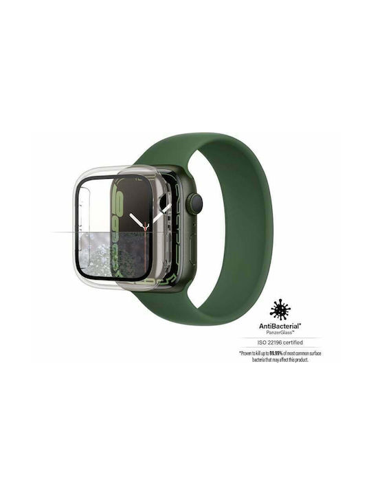 PanzerGlass Full Body Πλαστική Θήκη με Τζαμάκι Clear για Apple Watch 7, Apple Watch 8 41 mm PanzerGlass Full Body Πλαστική Θήκη με Τζαμάκι Clear για Apple Watch 7, Apple Watch 8 41 mm
