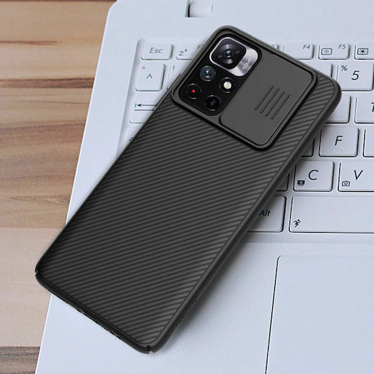 Nillkin Camshield Umschlag Rückseite Kunststoff 0.2mm Schwarz (Poco M4 Pro 5G / Redmi Note 11s 5G)