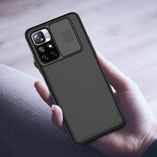 Nillkin Camshield Umschlag Rückseite Kunststoff 0.2mm Schwarz (Poco M4 Pro 5G / Redmi Note 11s 5G)