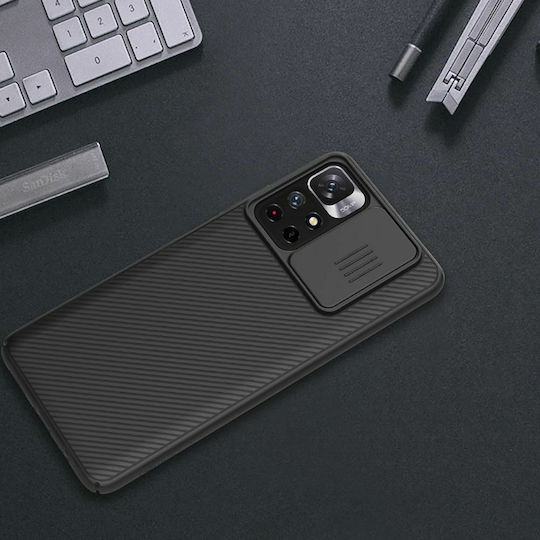 Nillkin Camshield Umschlag Rückseite Kunststoff 0.2mm Schwarz (Poco M4 Pro 5G / Redmi Note 11s 5G)