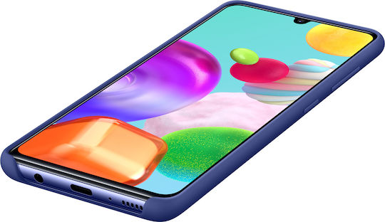 Samsung Back Cover Silicon Albastru (Galaxy A41)