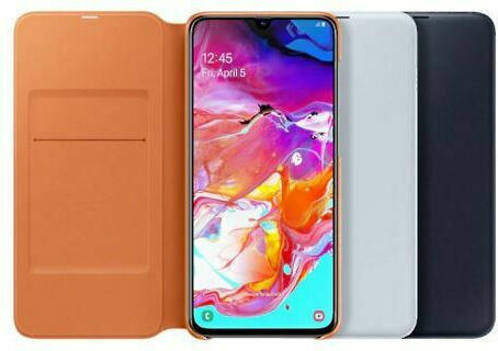 Samsung Wallet Cover Изкуствена кожа Бял (Галакси А70)