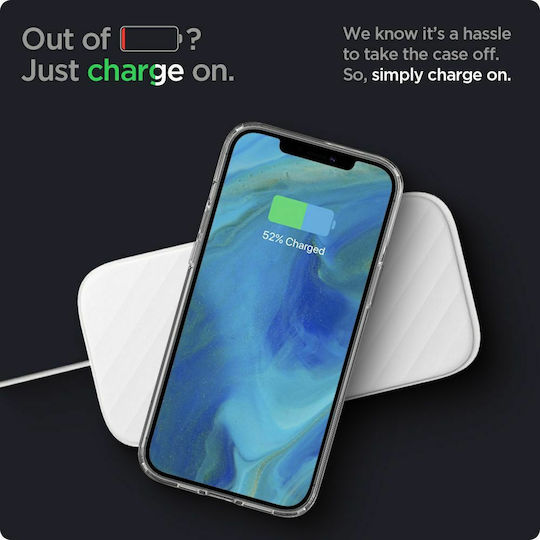 Spigen Liquid Crystal Glitter Back Cover Silicone Transparent (iPhone 13 Pro)