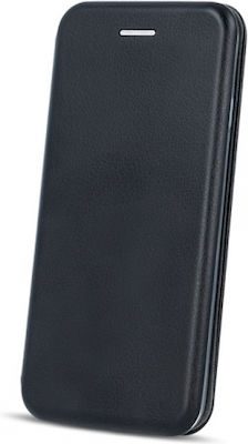 Senso Oval Stand Book Δερματίνης Μαύρο (Galaxy J3 2016)