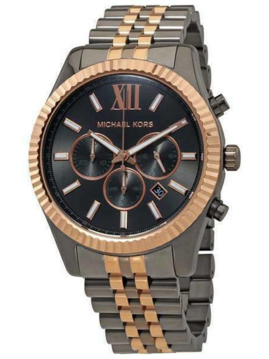 Michael Kors Lexington Мъжки часовник с батерия и метална гривна Michael Kors Lexington Мъжки часовник с батерия и метална гривна