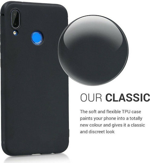 Back Cover Σιλικόνης Μαύρο (Galaxy A10)