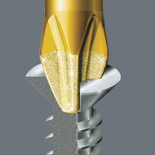 Wera 851/1 BDC Screwdriver Bit Cross with Size PH2