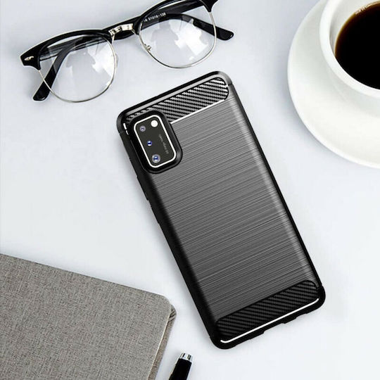 Hurtel Back Cover Silicon Negru (Galaxy A41)