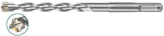 Total Four-Cut Diamond Drill Carbide with SDS Plus Shank for Masonry και Metal 12x210mm