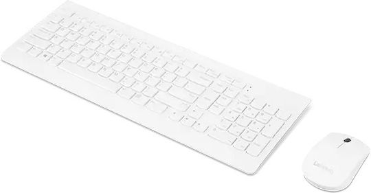 Lenovo 510 Wireless Keyboard & Mouse Set Bulgarian White