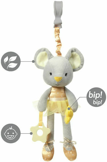 Babyono Hanging Baby Toy for Car with Teether Stella Ballerina