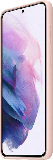 Samsung Back Cover Σιλικόνης Ροζ (Galaxy S21+ 5G)