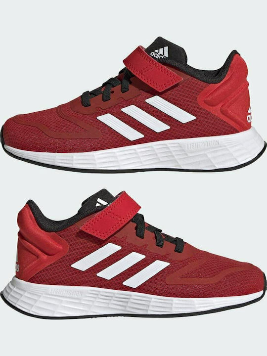 Duramo Duramo 10 El K Kids Sports Shoes Running with Hoop & Loop Closure Vivid Red / Cloud White / Core Black