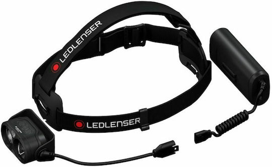 LedLenser Rechargeable Headlamp LED IPX8 with Maximum Brightness 3500lm H19R Core Black