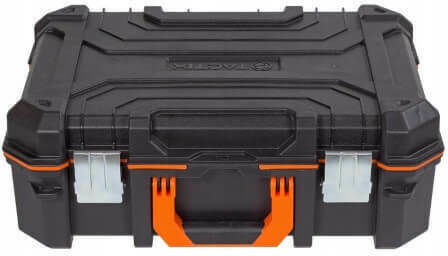 Tactix Anti-shock Hand Tool Case Plastic with Tobacco Case Dimensions: W49.5xD39xH19cm