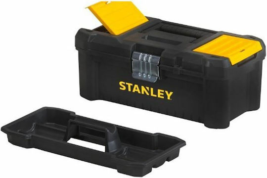 Stanley Essential Εργαλειοθήκη Χειρός Πλαστική με Ταμπακιέρα Π40.6xB21xΥ19.5cm