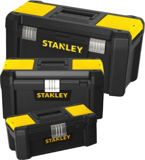 Stanley Essential Εργαλειοθήκη Χειρός Πλαστική με Ταμπακιέρα Π40.6xB21xΥ19.5cm