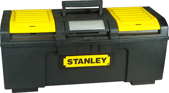 Stanley Hand Tool Case Plastic with Tobacco Case Dimensions: W48.6xD26.6xH23.6cm