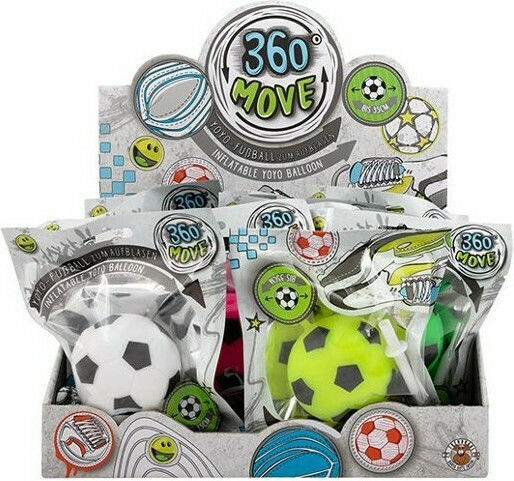 Trend Haus Yoyo Kids Ball Football 35cm. (Various Designs) 1pc