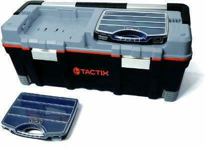 Tactix Hand Tool Case Plastic with Tobacco Case Dimensions: W66xD30xH28cm