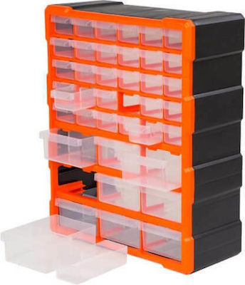 Tactix Συρταριέρα Εργαλείων Plastic 39 Compartments W38.5xD16xH48.5cm 320636