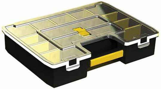 Stanley Sort Master Tool Compartment Organiser 17 Slot Adjustable Black 43.1x33.3x8.8cm