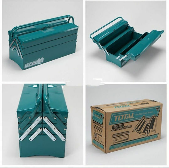 Total Metallic Hand Tool Case 49.5x20x29cm