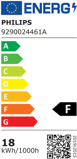 Philips LED Bulb 18W Fluorescent Type 120εκ. for Socket G13 and Shape T8 Cool White 1800lm
