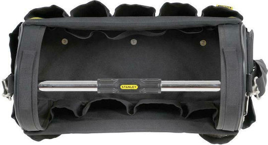 Stanley Open Top Waterproof Black Shoulder Tool Bag 19l Open