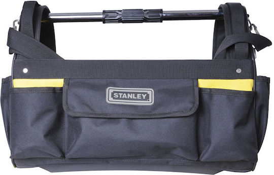 Stanley Open Top Waterproof Black Shoulder Tool Bag 19l Open