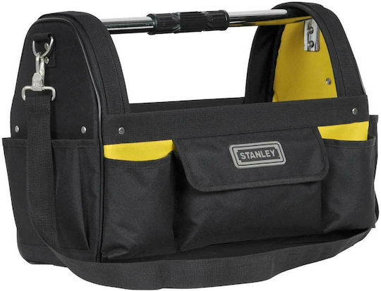 Stanley Open Top Waterproof Black Shoulder Tool Bag 19l Open