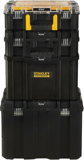 Stanley Fatmax TSTAK Τροχήλατο Πλαστικό Μπαούλο Μεταφοράς και Αποθήκευσης Εργαλείων Π51xB43xΥ32cm FMST1-75753
