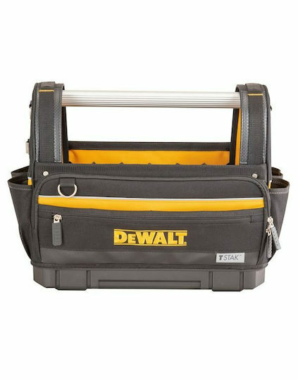DEWALT Tstak Τσάντα Ώμου Ανοιχτού Τύπου Αδιάβροχη Μαύρη