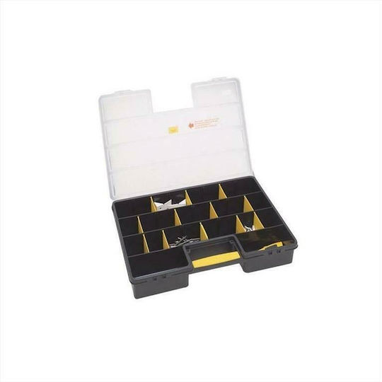 Stanley Tool Compartment Organiser 25 Slot Black 45.7x32.7x7.9cm