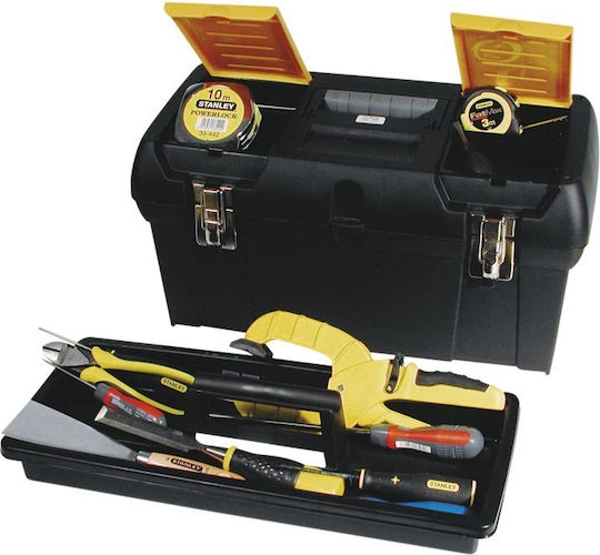 Stanley Series 2000 Hand Tool Case Plastic with Tobacco Case Dimensions: W41.1xD19.9xH18.5cm