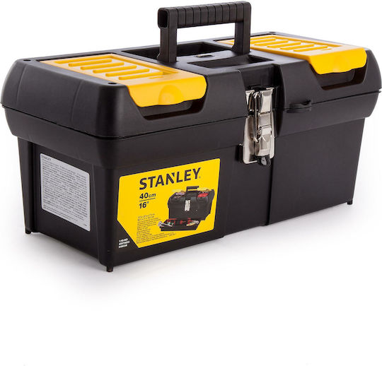 Stanley Series 2000 Hand Tool Case Plastic with Tobacco Case Dimensions: W41.1xD19.9xH18.5cm