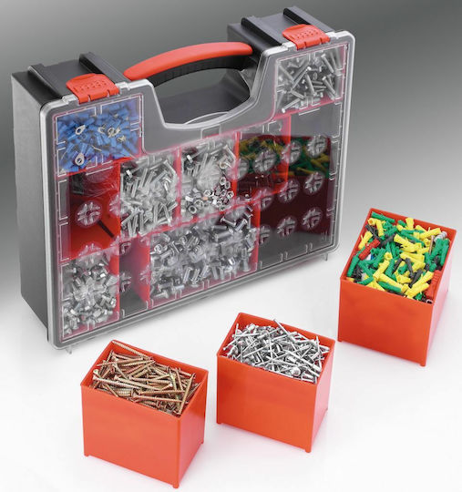 Facom Tool Compartment Organiser 8 Slot Adjustable & Removable Box Black 42.2x33.5x10.6cm