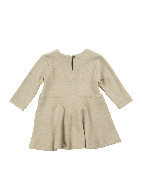 Babylon Kids Dress Long Sleeve Beige