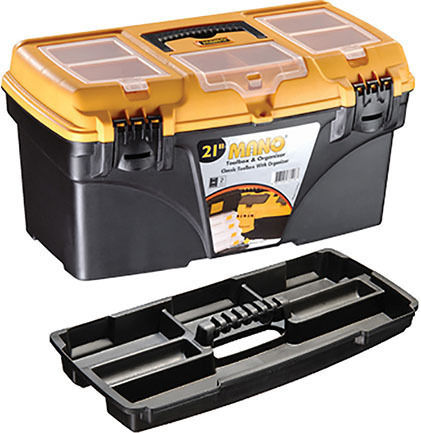 Mano Classic Hand Tool Case Plastic with Tobacco Case Dimensions: W53.5xD29.1xH24.2cm