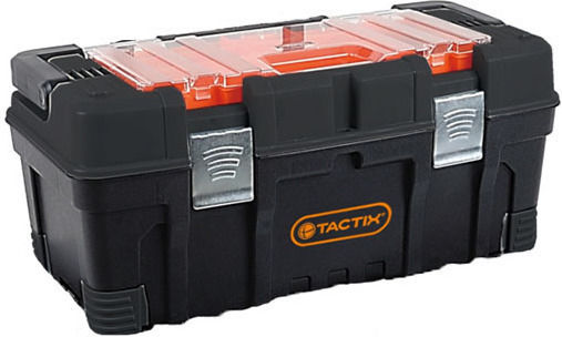 Tactix Hand Tool Case Plastic with Tobacco Case Dimensions: W56xD28xH25cm