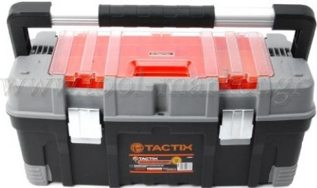Tactix Hand Tool Case Plastic with Tobacco Case Dimensions: W56xD28xH25cm