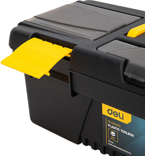 Deli Hand Tool Case Plastic with Tobacco Case Dimensions: W30.5xD13xH10.5cm