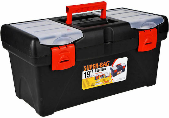 Asrin Hand Tool Case Plastic with Tobacco Case Dimensions: W47.8xD25.7xH23.3cm
