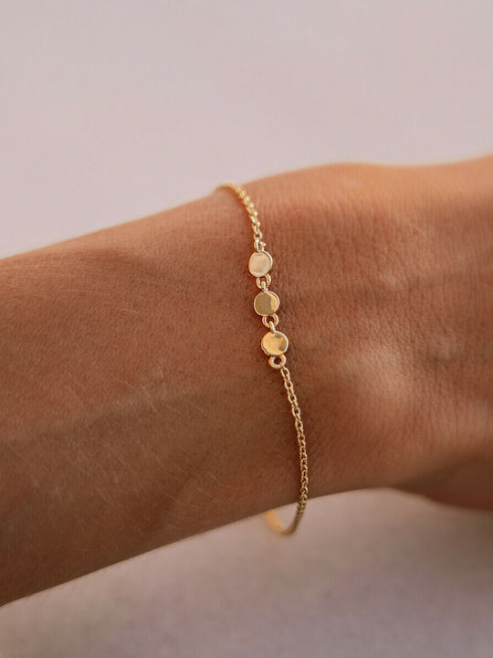 Jcou Bracelet Chain made of Silver Gold Plated