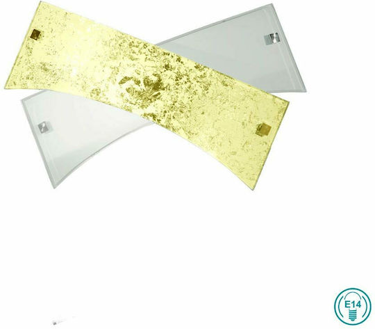 Ondaluce Ap.Flake/Fo Leuchte Wand Gold 35cm Ondaluce Ap.Flake/Fo Leuchte Wand Gold 35cm